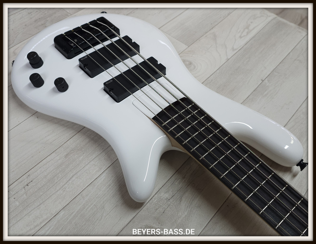 Spector Euro 5 Bantam, Solid White Gloss